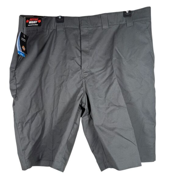NWT Dickies Cooling Temp IQ Gray Shorts Mens Sz 46 Workwear Stretch Performance - Picture 1 of 8